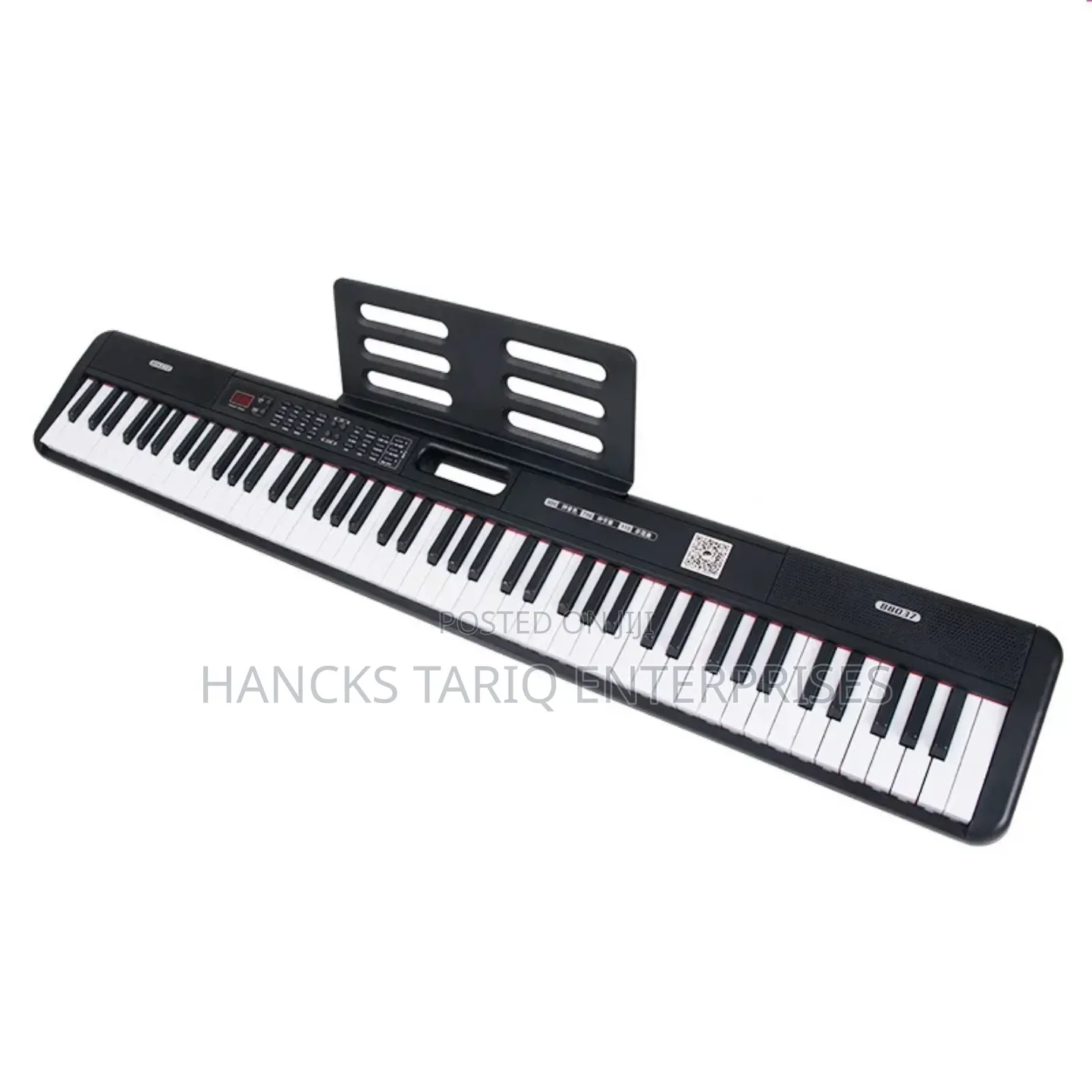 Portable Electronic Digital Piano Keyboard With Built-in Speakers
