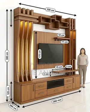 TV Stands/Customized Wall Unit TV Stand in Any Colour From 1,600,000/-