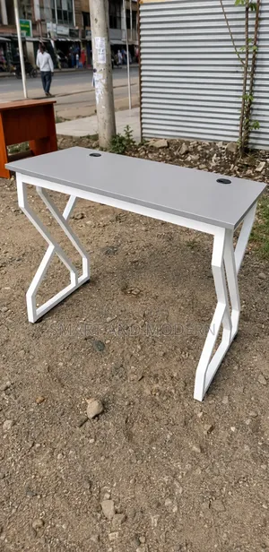 White /and Gray /Office Desk Television/ Available Good Office Table/