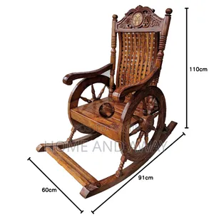 Rocking Chair/Roman Empire Wooden Rocking Chair Any Colour 1,500,000/-