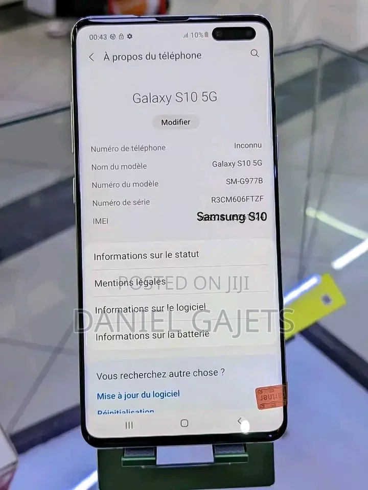 Samsung Galaxy S10 128 GB Blue