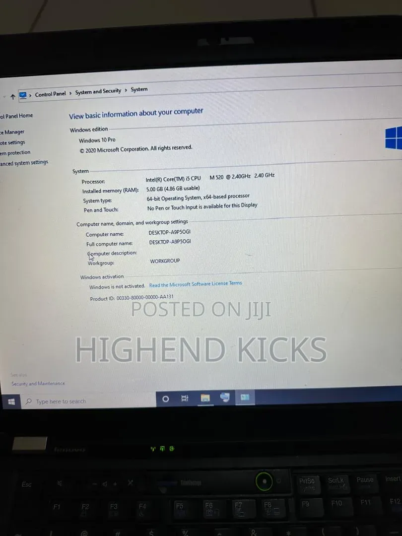 Laptop Lenovo ThinkPad T410 6GB Intel Core i5 HDD 500GB