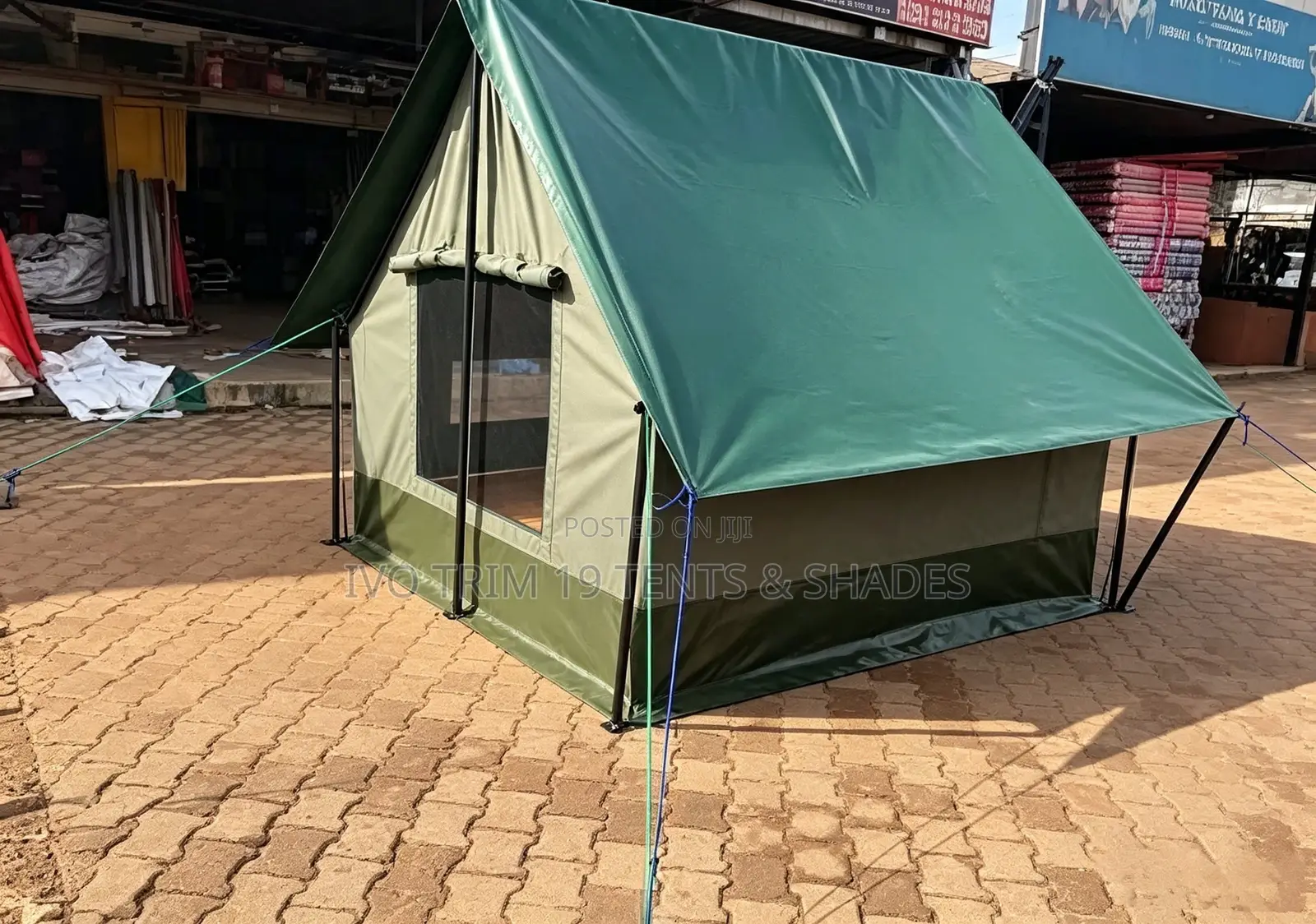 Double-Roofed Safari Camping Tent