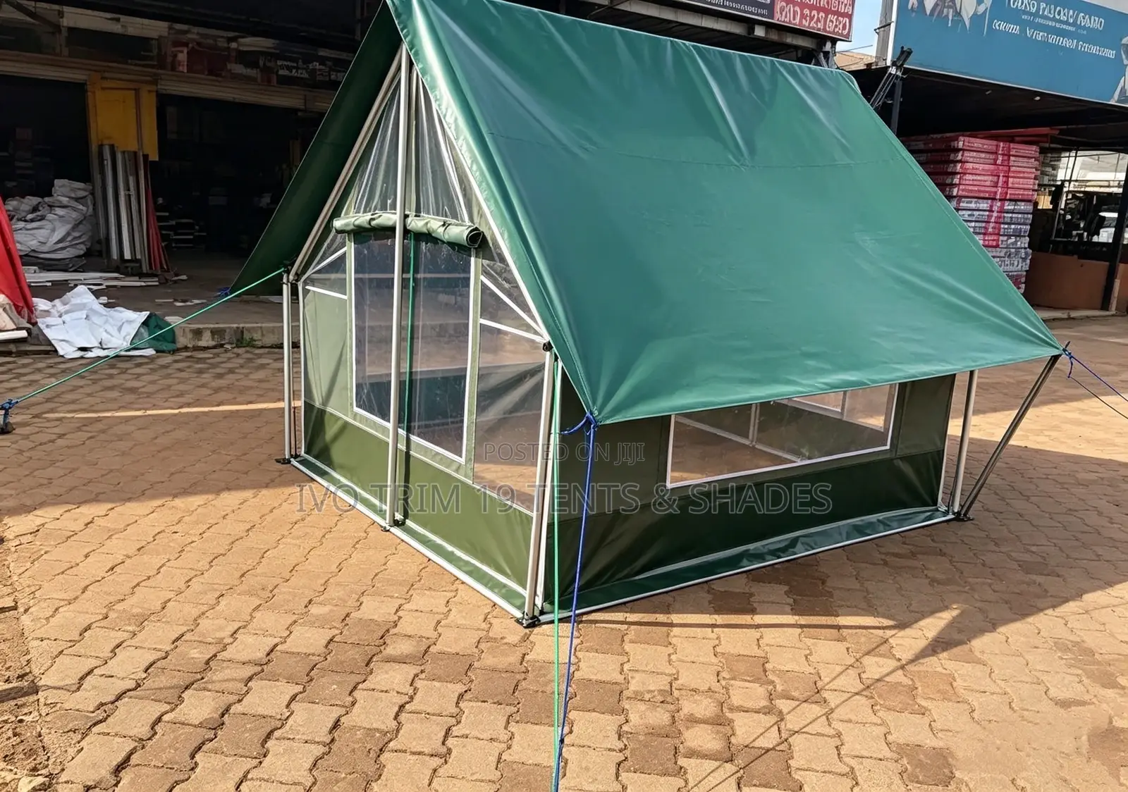 Glamping-Style Clear-Window Safari Tent