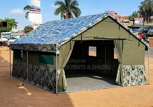 Heavy-Duty Military-Style Modular Frame Tent