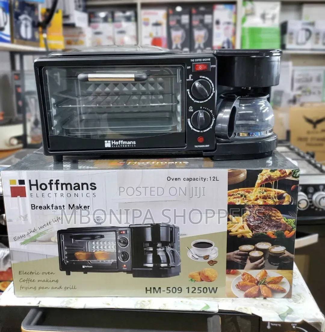 3 in 1 Home Breakfast Machine Maker Coffee Frying Pan Bread