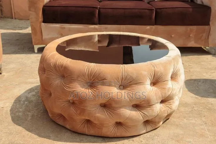 Center Tables/Round Center Table Poufs in Any Colour From 400,000/-