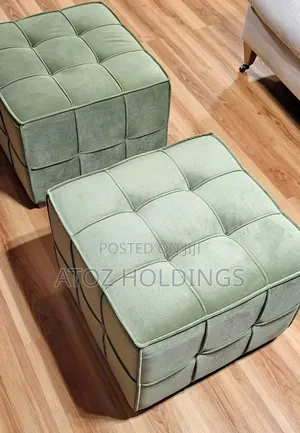 Poufs/Patterned Square Shape Poufs in Any Colour From 200,000/-