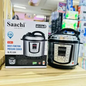 Saachi 4Litre Electric Pressure Cooker With Steamer 10 Programs 800W