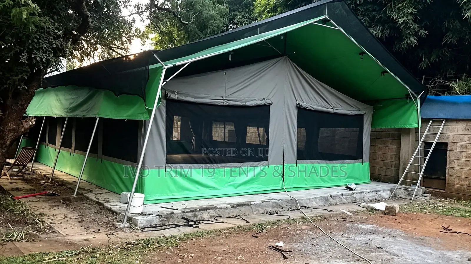 Semi-Permanent Luxury Safari Villa Tent