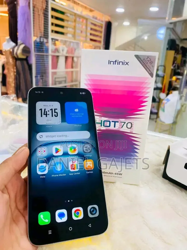 New Infinix Hot 70 256 GB Gold