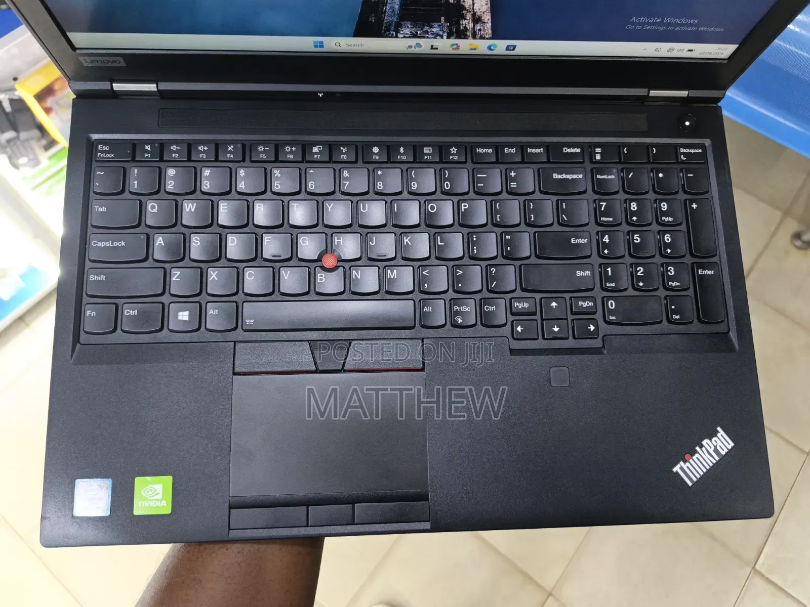 Laptop Lenovo ThinkPad P53 16GB Nvidia SSD 512GB