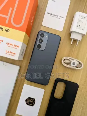 New Tecno Spark 40 Pro+ 256 GB Black