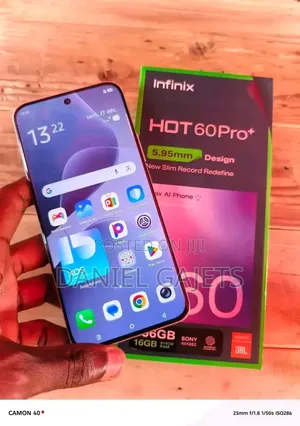 New Infinix Hot 60 Pro+ 256 GB Black