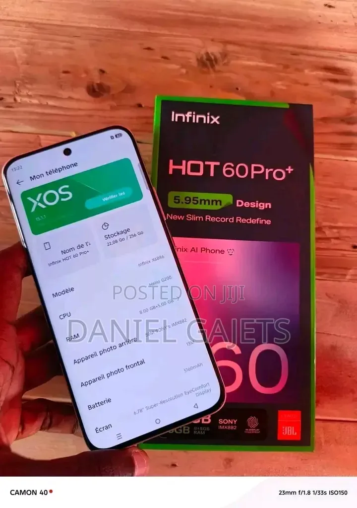 New Infinix Hot 60 Pro+ 256 GB Black