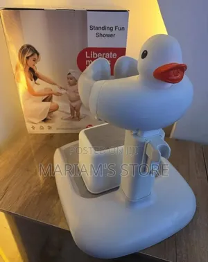 Standing Fun Shower and Bath Support Stand With an Adjustable Height