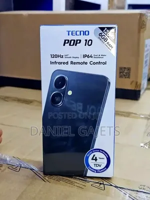 New Tecno Pop 10 128 GB White