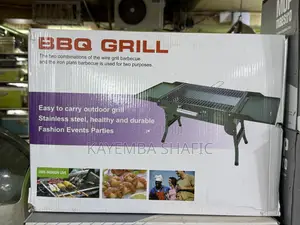 Portable Briefcase Charcoal BBQ Grill Foldable - Green