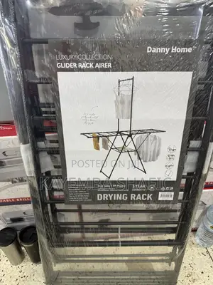 Danny Home Luxury Glider Rack Airer - Foldable Clothes Drying Stand