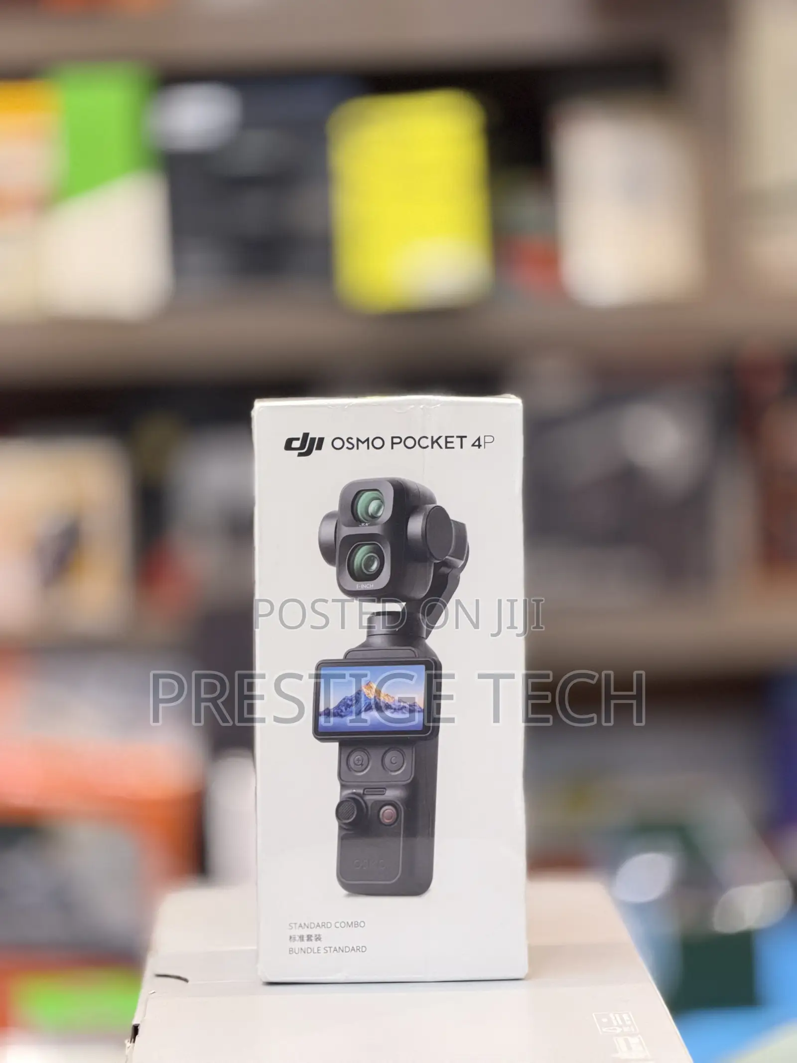 Dji Osmo Pocket 4P Standard Combo With Fill Light Handle