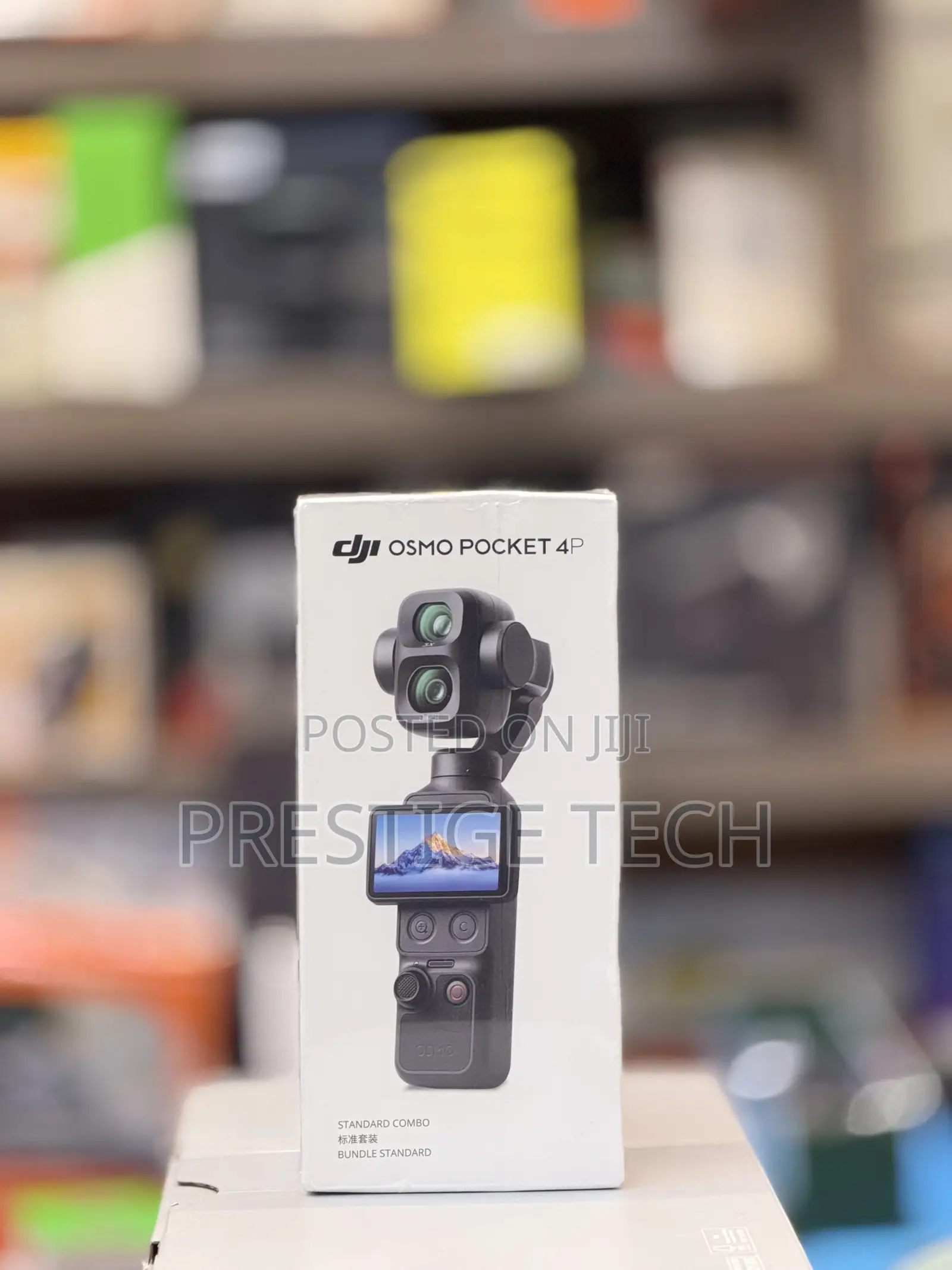 Dji Osmo Pocket 4P Standard Combo With Fill Light Handle