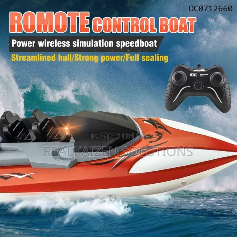 High Speed 2.4 Hz Remote Control Twin Propeller
 Speed Boat