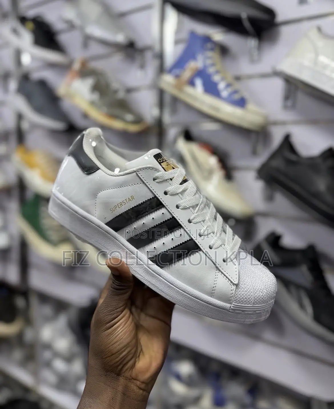 Original Adidas Superstar White Black Classic Sneakers