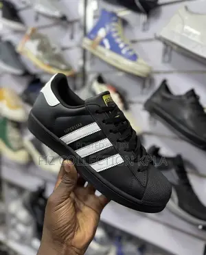 Original Adidas Superstar Core Black White Sneakers