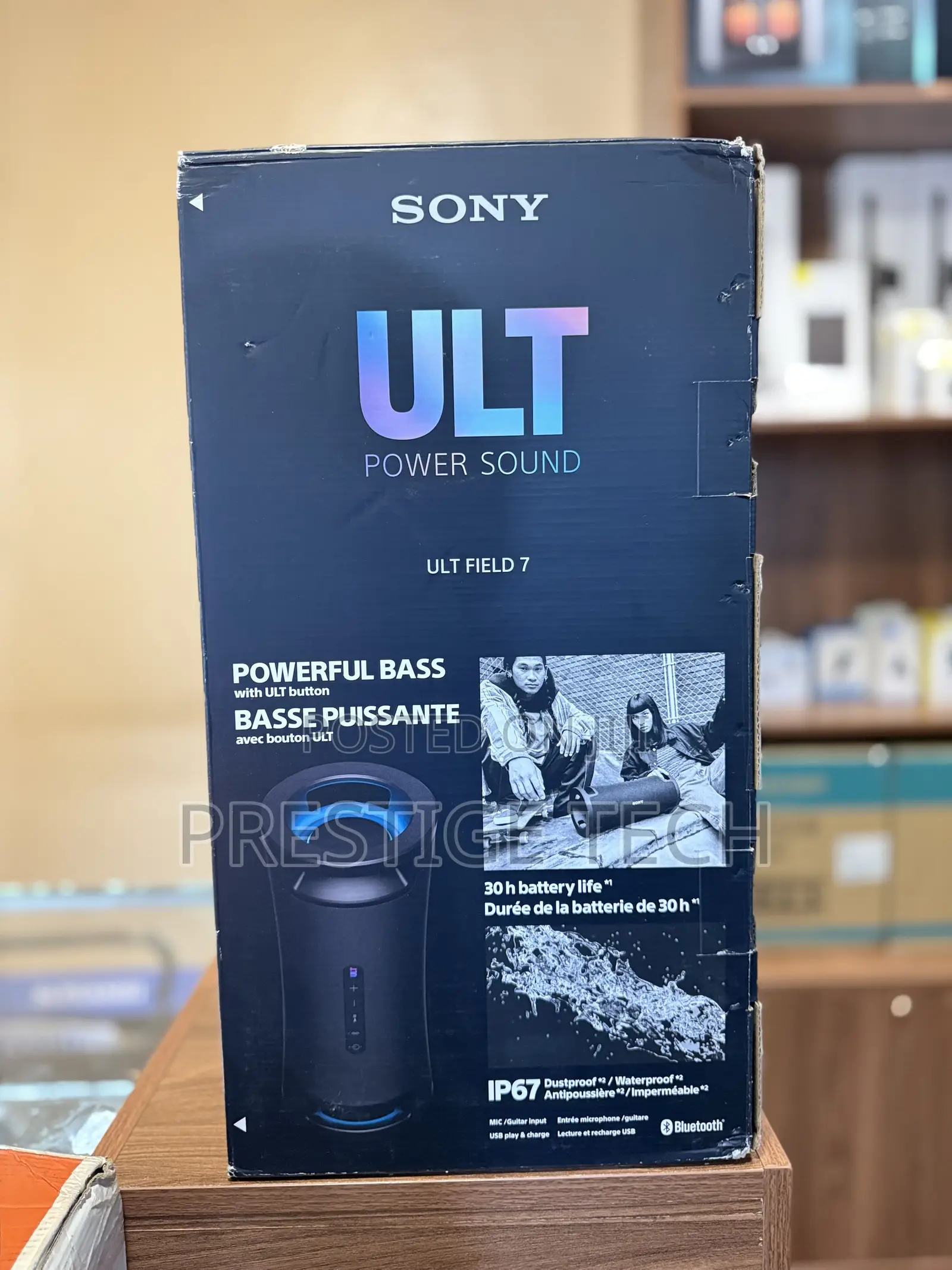 Sony Ult Field 7 Bluetooth Wireless Speaker With Deep Bass 30 Hours