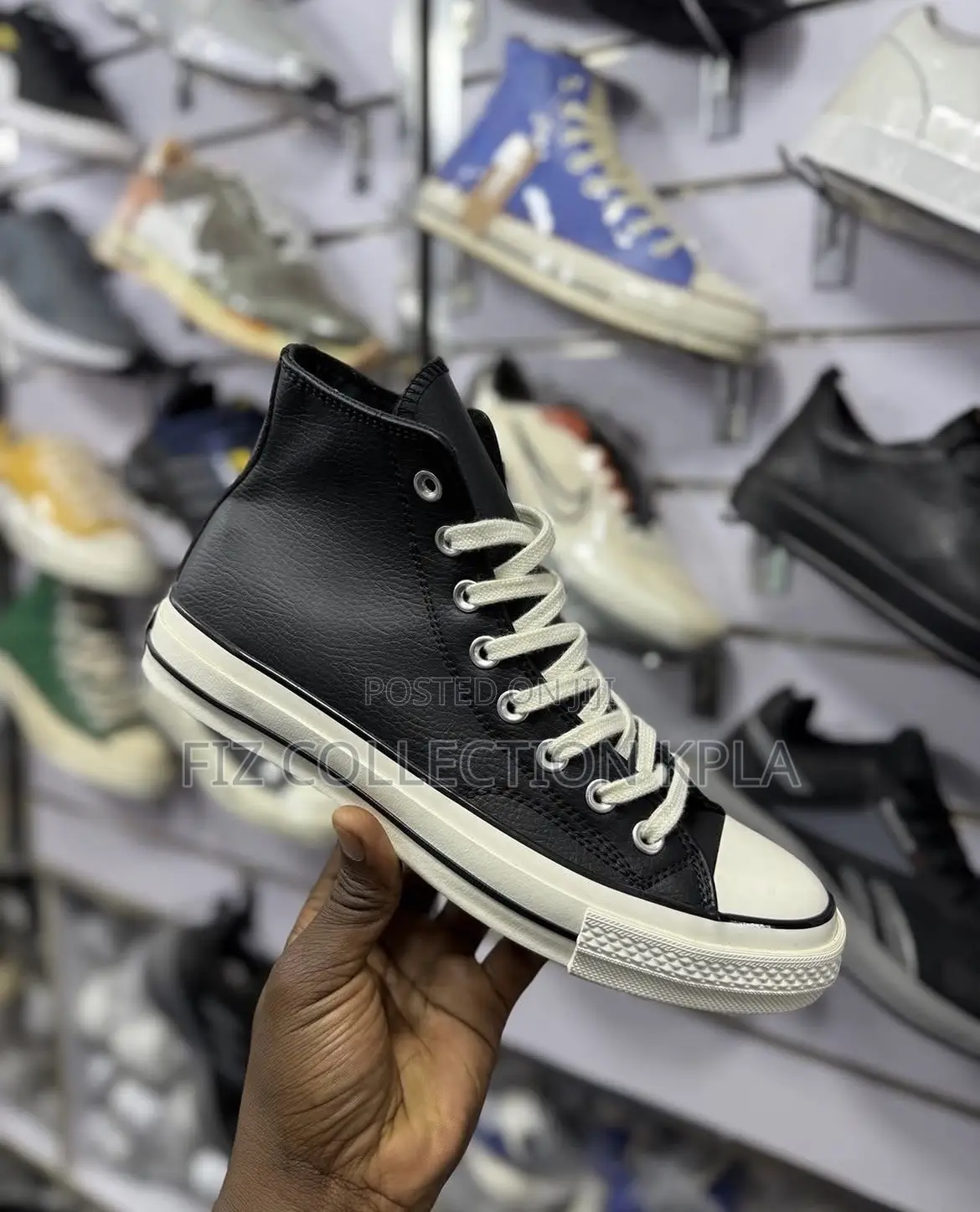 Original Converse Chuck 70 Leather High Top Black White