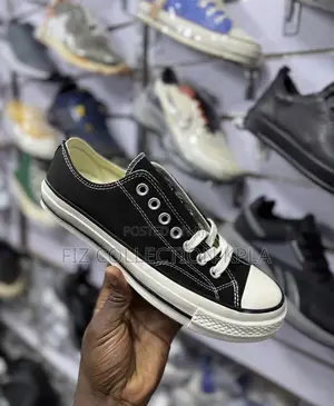 Original Converse Chuck 70 Black White Canvas Low Top Sneakers