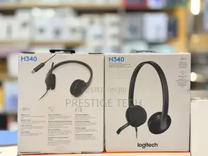 Logitech H340 USB Headset, Stereo, USB Headset for Windows and Mac