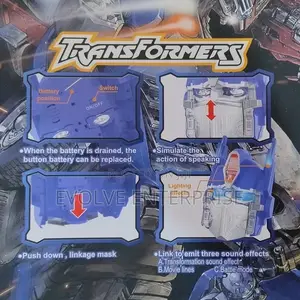 Optomus Prime Transformers Face Mask