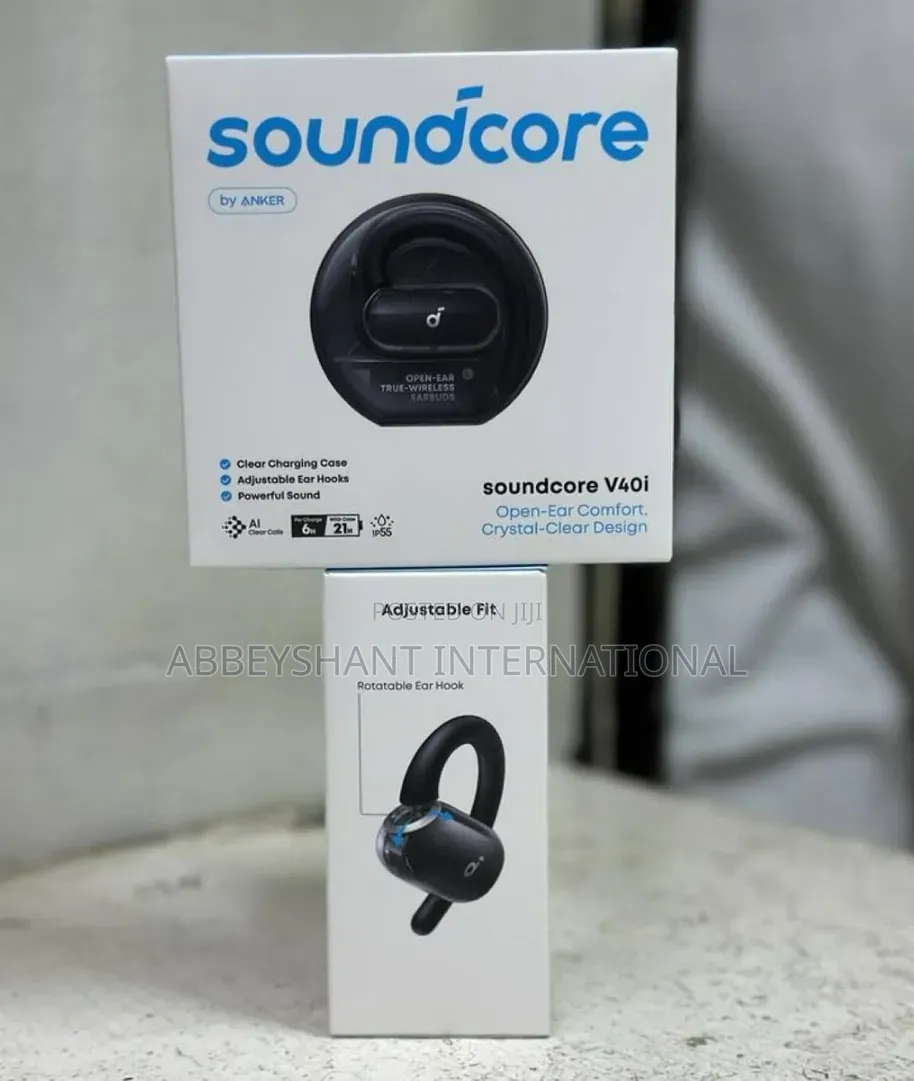 Soundcore V40i Open-Ear Headphones With Lidless Case