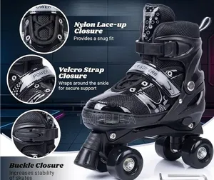 Adjustable Quad Roller Skates for Kids