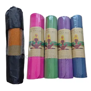 Eco-Friendly Non-Slip TPE Yoga Mat With Carrying Bag