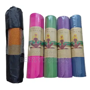 Eco-Friendly Non-Slip TPE Yoga Mat With Carrying Bag