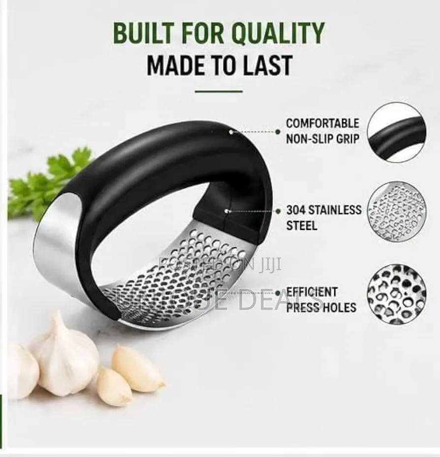 Stainless Steel Garlic Press Crusher,gringer Mincer