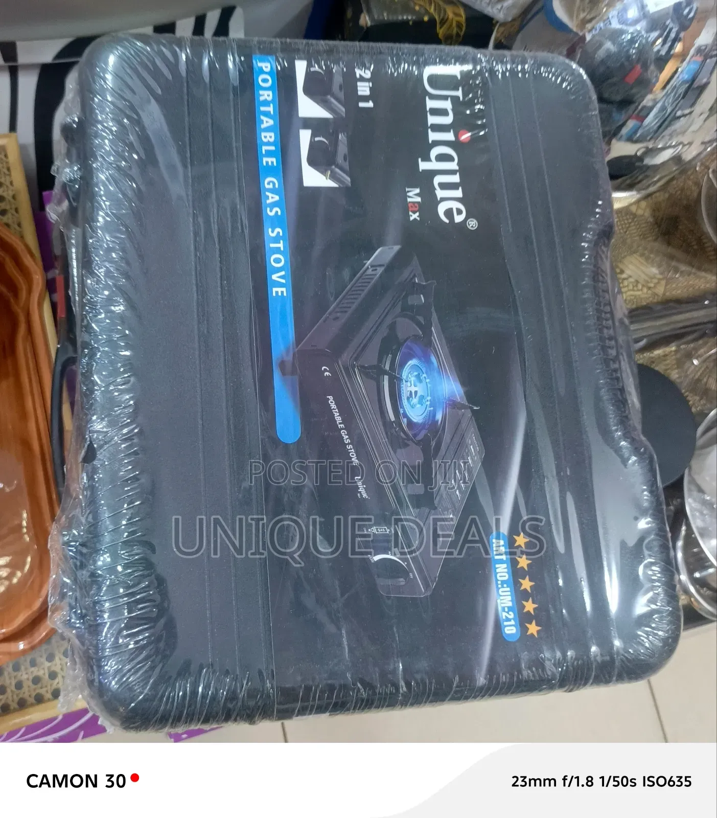 2-in-1 Portable Gas Stove