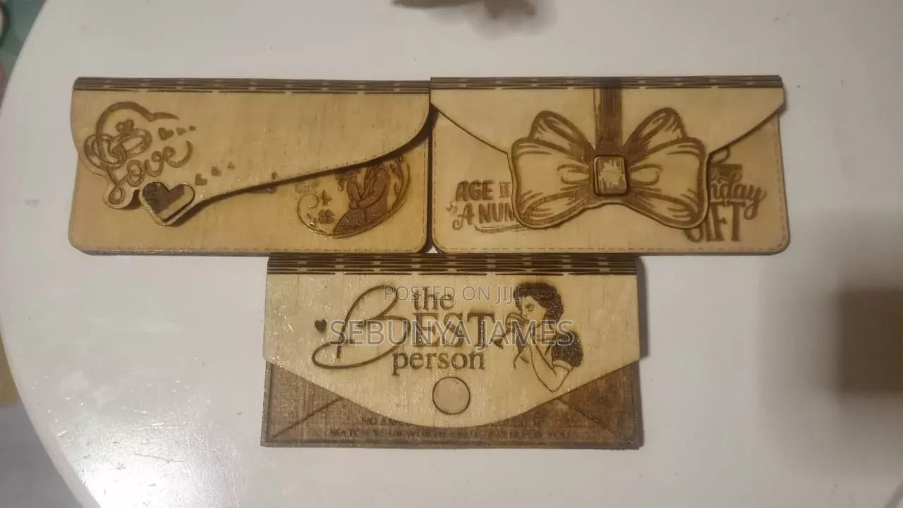 Plywood Cash Gift Envelopes