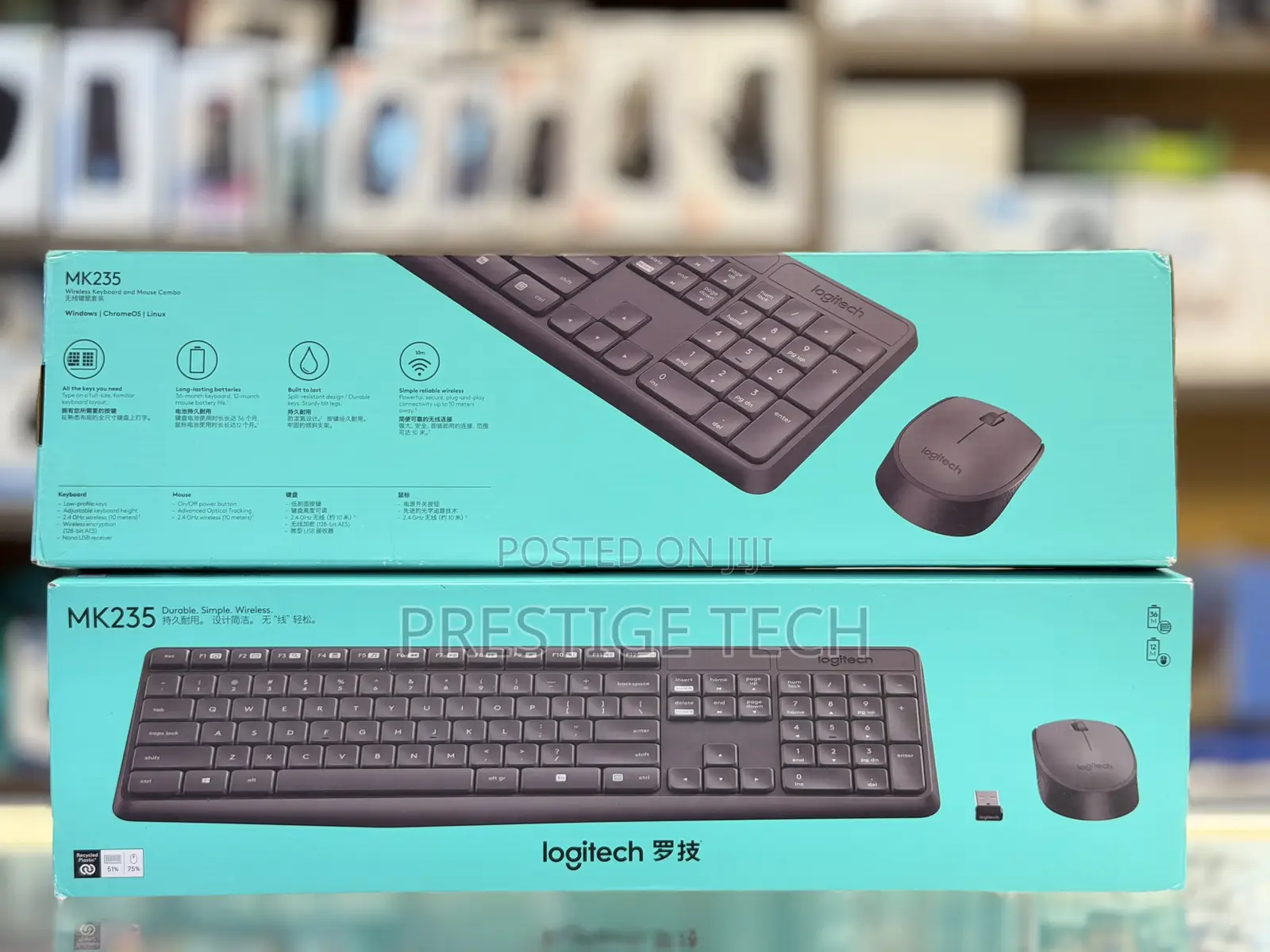 Logitech MK235 Wireless Keyboard and Mouse Combo