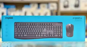 Rapoo X1800 Pro Wireless Keyboard Mouse Combo,12 Months Battery Life