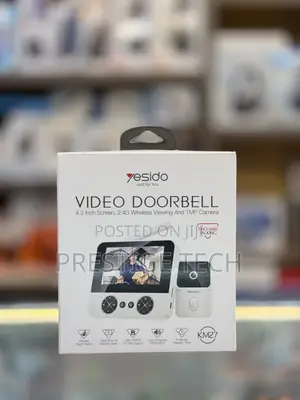 Yesido KM27 2.4G Wireless Video Doorbell With Visual Two-Way Chat
