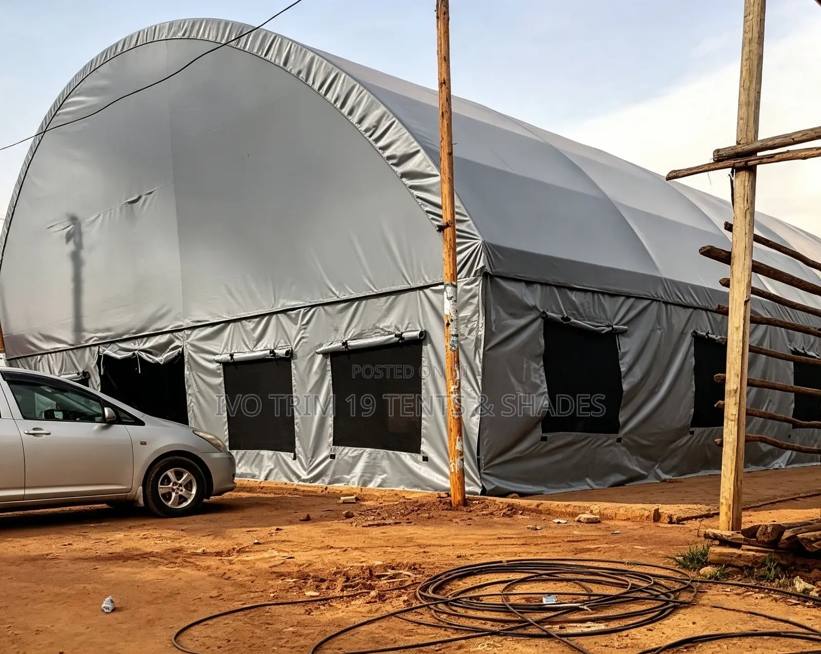 Curved Arch-Roof Marquee Tent