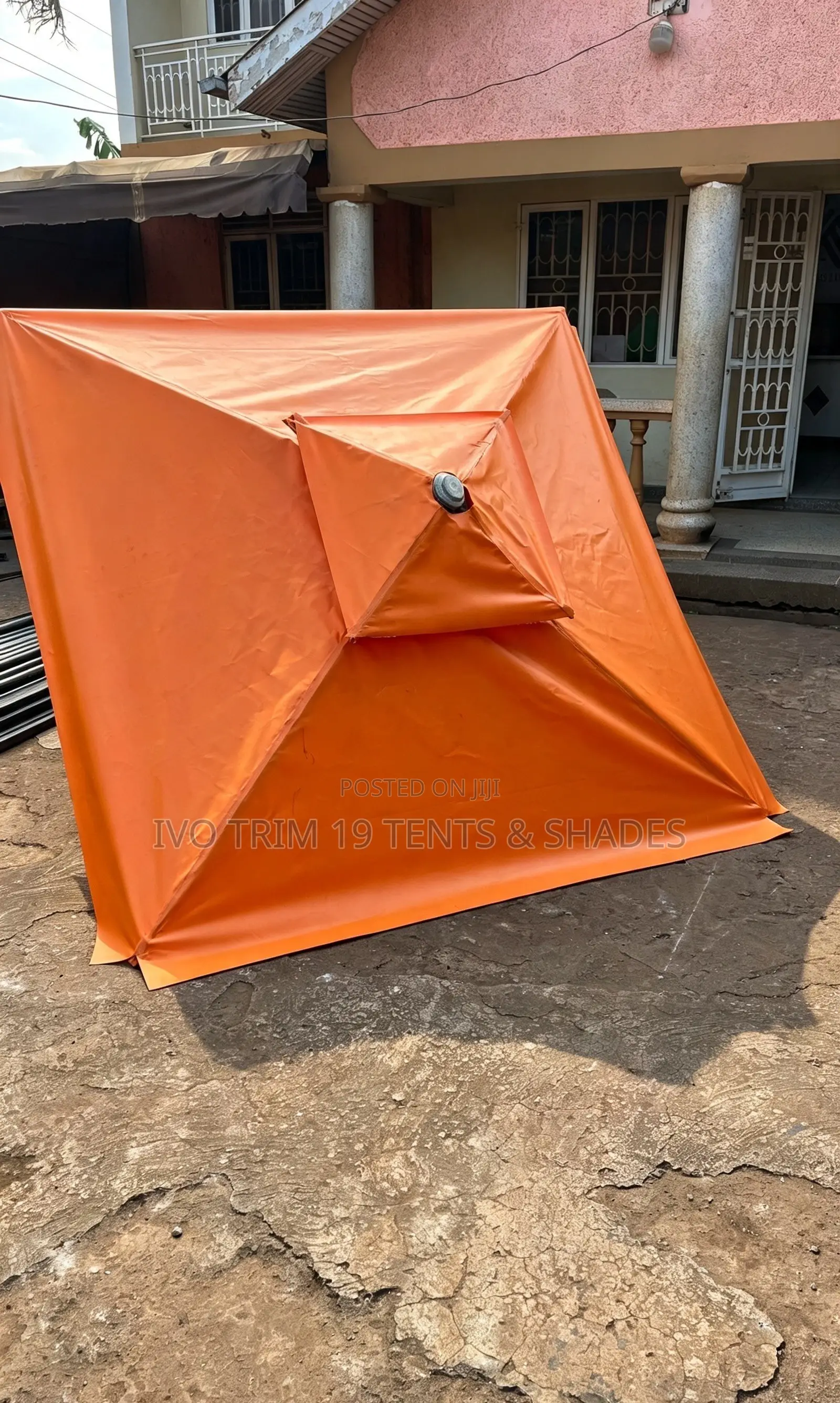 Wind-Vented Double-Tier Patio Umbrella Canopy