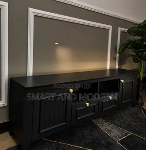 Black Color TV/Stand Wooden /Chassis Televisions/ Work TV Stand TV 56/