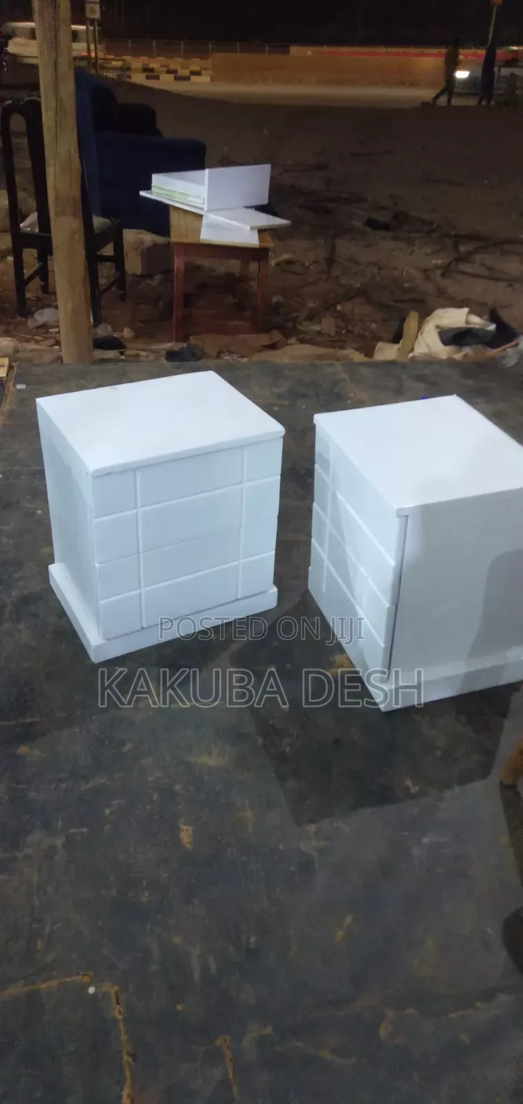 Bedsides in White
