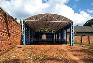 Curved Arch-Truss Marquee Tunnel