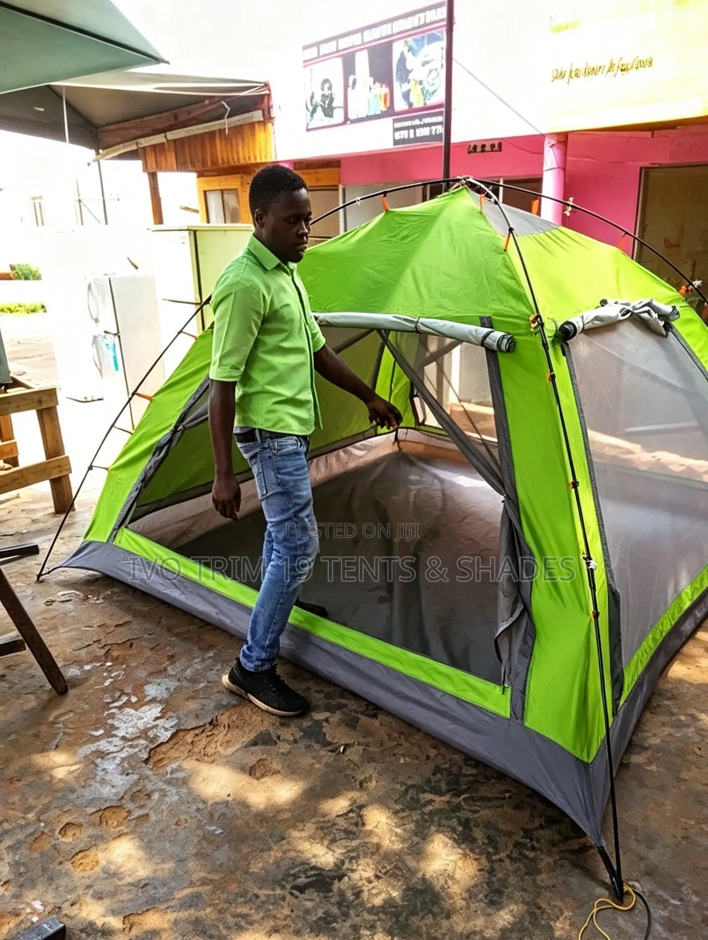 Fast-Pitch Dome Camping Tent
