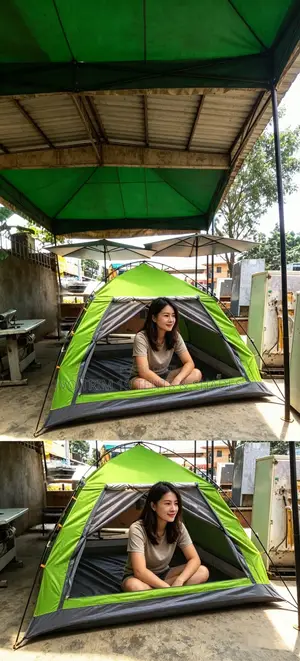 Fast-Pitch Dome Camping Tent